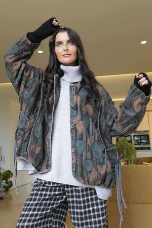 Plume Denim Jacket Copper